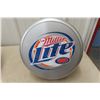 Image 1 : Miller High Life Bottle Cap Sign, Wall Mount or Easle Back, 12" Diameter