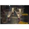 Image 4 : VENETIAN STYLE CHAMPAGNE FLUTES & STEMLESS MARTINI GLASSES (8 PCS)