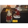 Image 1 : SANTA SCULPTURES BY LARRY MILLER & KEN MEMOLI, "FOREST FRIENDS" & DEAR SANTA" W/FITTED BOX (2) (2 PC