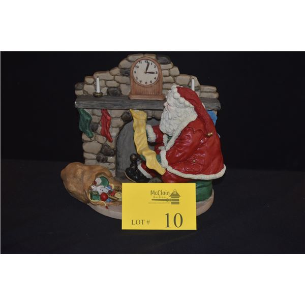 LIMITED EDITION SANTA CLAUS BY KEN MEMOLI, "LONGSTOCKING DILEMMA" W/FITTED BOX