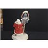 Image 4 : SANTA SCULPTURES, "BELLS OF CHRISTMAS MORN" BY KEN MEMOLI & "THE LEGEND OF SANTA" W/FITTED BOX (1) (