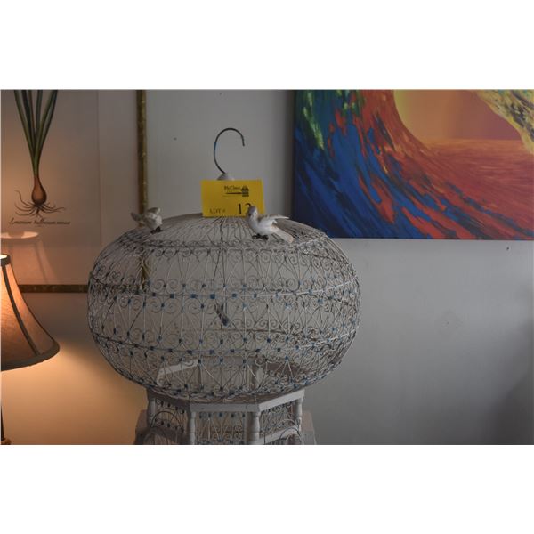 VINTAGE VICTORIAN STYLE BIRD CAGE (27")