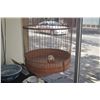 Image 4 : CHINESE LARGE EXPANDABLE BAMBOO BIRDCAGE W/PERCHING BIRD FEEDERS
