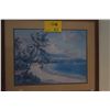 Image 1 : KOA FRAMED PRINT, TROPICAL COAST; B.H. FREELAND (24" X 20")