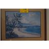 Image 2 : KOA FRAMED PRINT, TROPICAL COAST; B.H. FREELAND (24" X 20")