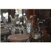 Image 2 : CRYSTAL ELEPHANT, GALWAY CRYSTAL VASE & GLASS PAPERWEIGHT (3 PCS)