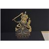 Image 2 : MANJUSHRI BRONZE BUDDHIST DEITY (8 1/4")