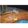 Image 1 : WILLIAMS SONOMA DECANTER & SALVIATI STEMMED GLASSES (3 PCS)