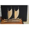 Image 5 : 12" HOKULE'A SCALE MODEL BY FRANCIS PIMMEL; SIGNED