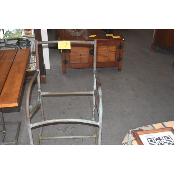 WALTER LAMB PATIO CHAIR (NO ROPE - NEEDS REPAIR)