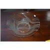Image 2 : ETCHED GLASS BOWL W/BIRD OF PARADISE; SIGNED DOROTHY THORPE FOR GUMPS (12")