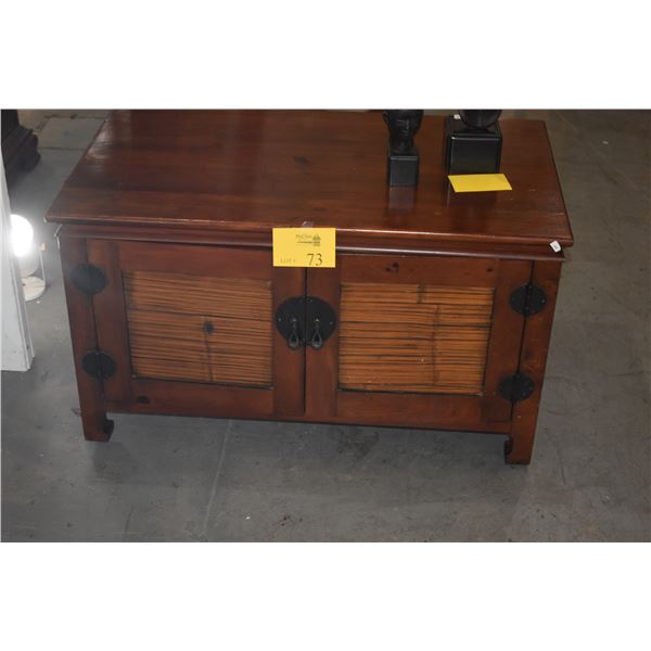 2 DOOR STORAGE CABINET (36" X 20 1/2" X 21")