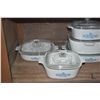 Image 2 : CORNINGWARE COVERED CASSEROLE DISHES (5 PCS)