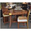 Image 1 : PUB HEIGHT DINING SET W/TABLE & 3 CHAIRS (LOT 142 BENCHES CAN ALSO BE USED W/IT) (4 PCS)