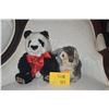 Image 1 : STEIFF PANDA TEDDY BEAR & STEIFF "DOSSY" RABBIT (2 PCS)