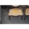 Image 3 : VINTAGE VICTORIAN UPHOLSTERED PARLOR CHAIRS (PAIR)