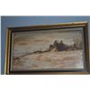 Image 3 : FRAMED OIL PAINTING ON BOARD, BEACH SCENE (23 1/2" X 147 1/4")