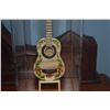 Image 5 : HAND MADE MINIATURE GUITAR W/HAND PAINTED SOUNDBOARD W/SHOWCASE