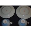 Image 4 : OCCUPIED JAPAN CUPS & PLATES, SURF & FISH MOTIF (4 PCS)