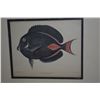 Image 4 : FRAMED LITHOGRAPHS, VARIOUS TROPICAL FISH (16" X 14 1/4") (8 PCS)