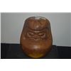 Image 2 : JAPANESE CARVED WOODEN DARUMA (7 1/4") (DOES NOT INCLUDE STAND)