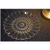 Image 3 : CRYSTAL BOWL W/PLATTER & LACQUER NUT DISHES (12 PCS)