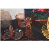 Image 4 : COLLECTION OF HEISEY FLAMINGO PINK GLASS DISHES, CRUET, BISCUIT JAR & ICE BUCKET (5 PCS) (DOES NOT I