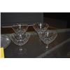 Image 2 : CRYSTAL DECANTER & STEMMED CRYSTAL GLASSES (8 PCS)