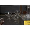 Image 3 : CRYSTAL DECANTER & STEMMED CRYSTAL GLASSES (8 PCS)