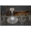 Image 5 : CRYSTAL DECANTER & STEMMED CRYSTAL GLASSES (8 PCS)