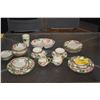 Image 1 : FRANCISCAN DESERT ROSE PLATES, BOWLS, CUPS, SAUCERS, CREAMER & SUGAR (30 PCS)