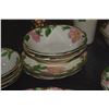 Image 6 : FRANCISCAN DESERT ROSE PLATES, BOWLS, CUPS, SAUCERS, CREAMER & SUGAR (30 PCS)