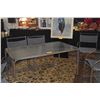 Image 4 : KIPP STEWART BRONZE & GLASS OUTDOOR DINING TABLE (60" X 36" X 27")