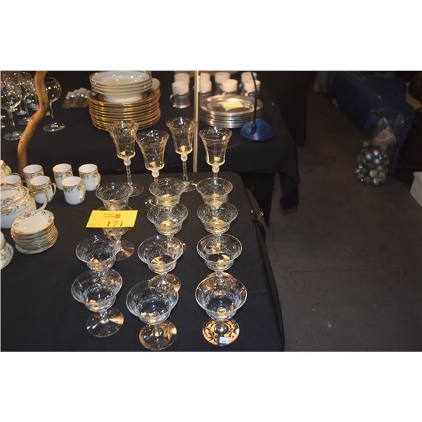 CRYSTAL STEMWARE (28 PCS)