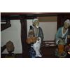 Image 3 : VINTAGE CHINESE FISHERMAN COUPLE (14") (2 PCS)
