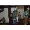 Image 4 : VINTAGE CHINESE FISHERMAN COUPLE (14") (2 PCS)