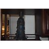 Image 2 : CHINESE BRONZED IRON STANDING BODHISATTVA (14 3/4")