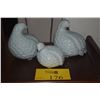 Image 1 : VINTAGE PORCELAIN QUAIL FIGURINES (3 PCS)