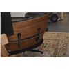 Image 5 : HERMAN MILLER LEATHER EAMES ARM CHAIR W/OTTOMAN