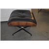Image 7 : HERMAN MILLER LEATHER EAMES ARM CHAIR W/OTTOMAN