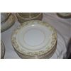 Image 8 : COLLECTION OF NORITAKE "ELVIRA" CHINA PLATES, BOWLS & SERVING PIECES (40 PCS)