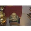 Image 2 : BUDDHA ON STAND & GOLD ROOSTER ON MUSICAL STAND (WE WISH YOU A MERRY CHRISTMAS) (2 PCS)