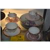 Image 1 : TEA CUPS, SAUCERS & VERSAILLES DISHES (12 PCS)