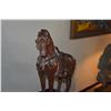 Image 4 : CHINESE TANG STYLE CERAMIC HORSE STATUE (17 1/2") (DOES NOT INCLUDE STAND)