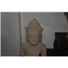 Image 3 : KILMER STYLE STONE SCULPTURE OF A DIVINITY, POSSIBLY A BODHISATTVA OR A CROWNED BUDDHA (17")