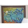 Image 3 : FRAMED REPRODUCTION, "IRISES"; VINCENT VAN GOGH (27" X 22")