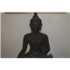 Image 2 : LARGE BRONZE SEATED BUDDHA (30" X 20" X 10")
