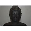 Image 3 : LARGE BRONZE SEATED BUDDHA (30" X 20" X 10")