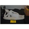 Image 1 : WHITE MARBLE RECLINING BUDDHA (17")