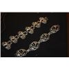 Image 2 : 2 VINTAGE STERLING LINK BRACELETS (75 GTW) (2 PCS)